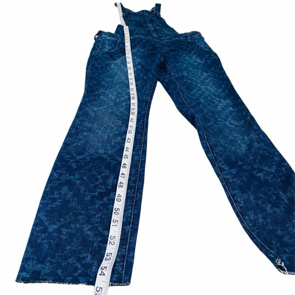 Hollister Tribal Print Jeans Jumpsuit Denim Bib Overall Sz XS - Picture 9 of 14